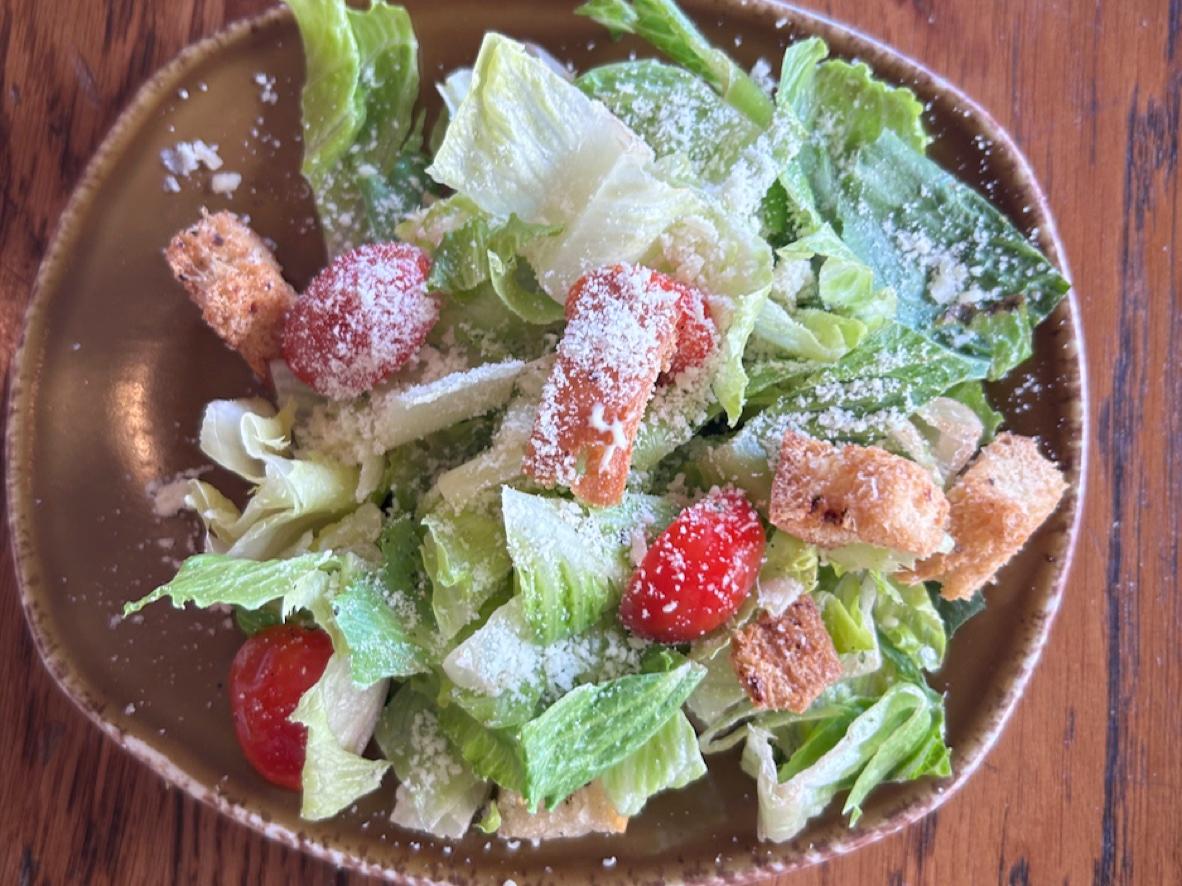 Classic Caesar side salad