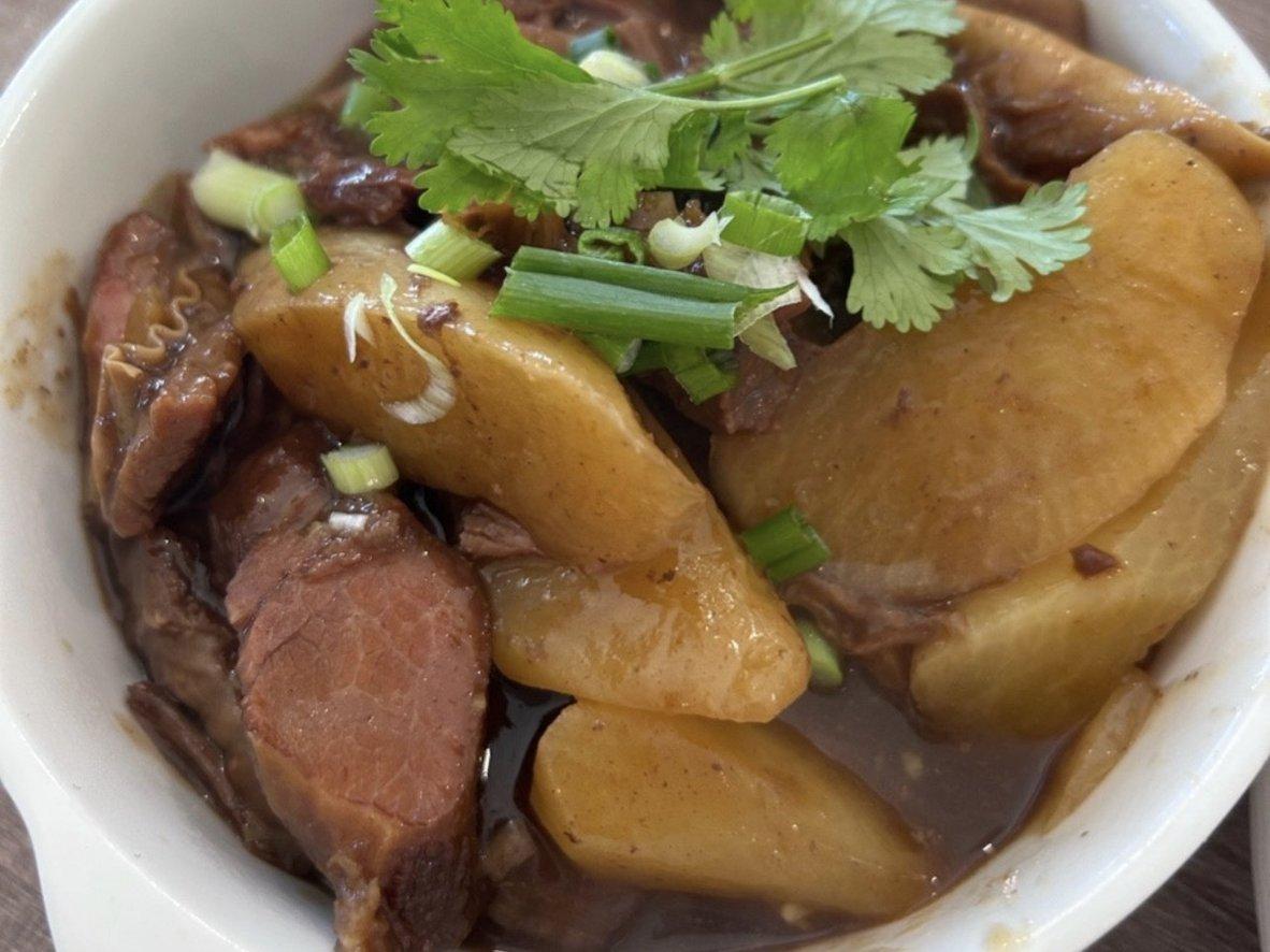 Hong Kong-style beef brisket with daikon