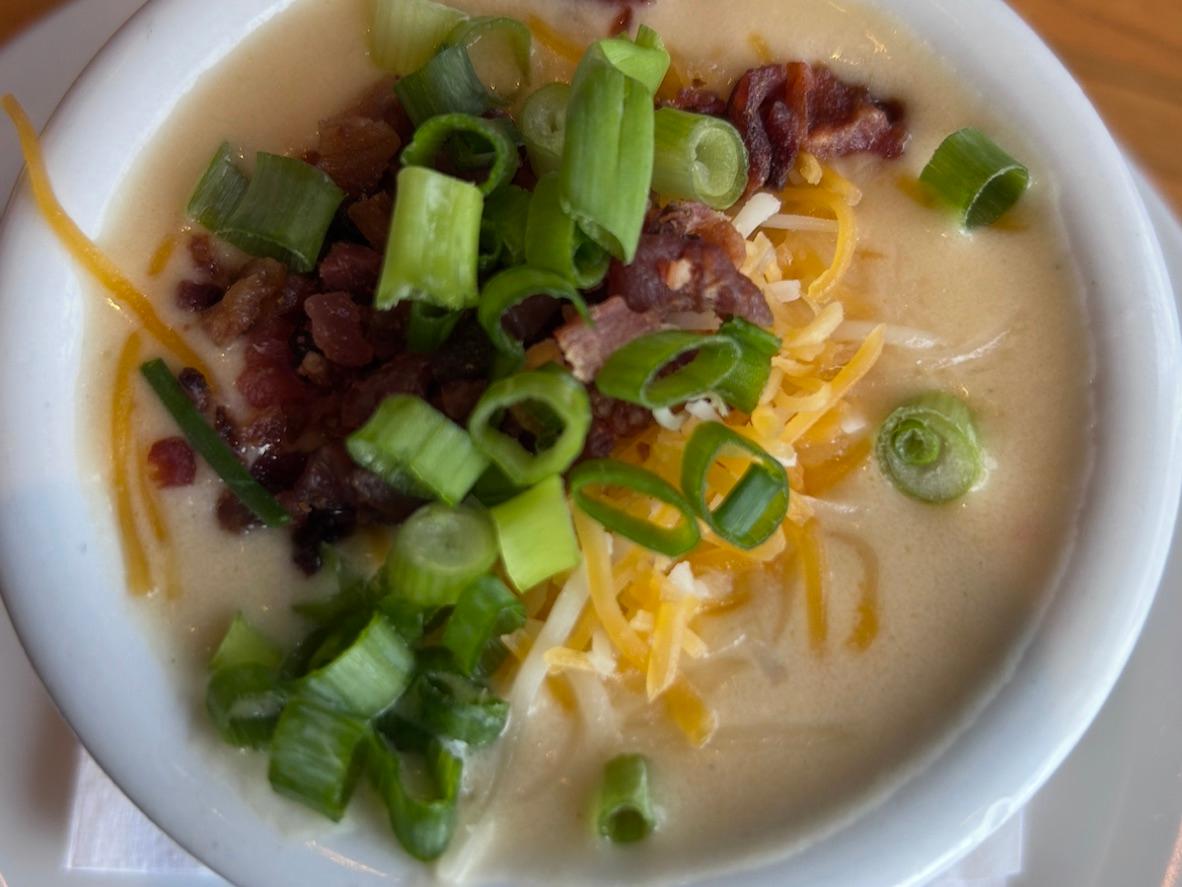 Loaded baked potato soup